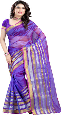 

Sanju Sarees Plain Fashion Art Silk Saree(Green)