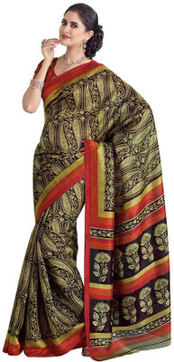 

Indian Wear Online Printed Fashion Cotton Saree(Multicolor)