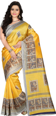 

Vastrakala Printed Bollywood Art Silk Saree(Multicolor)