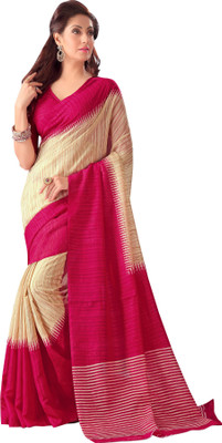 

Sunaina Printed Fashion Silk Cotton Blend Saree(Multicolor)