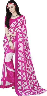 

Ewows Printed Fashion Georgette Saree(Yellow)