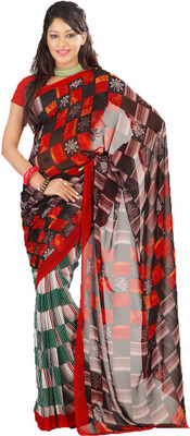 

Indian Wear Online Printed Fashion Art Silk Saree(Multicolor), Multicolor153