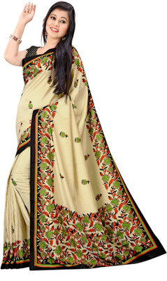 

Saran Printed Bollywood Art Silk Saree(Multicolor)