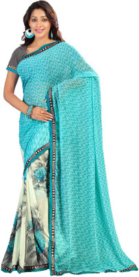 

Party Wear Dresses Printed Fashion Art Silk Saree(Multicolor), Multicolor145