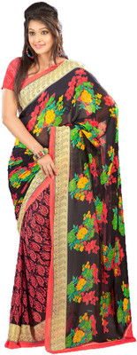 

Indian Wear Online Printed Fashion Art Silk Saree(Multicolor), Multicolor167