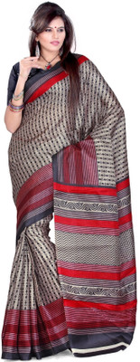 

Cenizas Printed Fashion Art Silk Saree(Multicolor), Red
