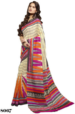 

Shoppie Zone Printed Daily Wear Cotton Saree(Multicolor)