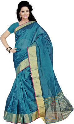 

Indian Wear Online Printed Fashion Art Silk Saree(Blue)