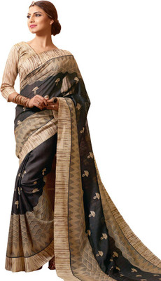 

Shree Vardhman Printed Bollywood Silk Saree(Multicolor)