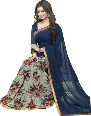 

Pakiza Design Printed Fashion Georgette Saree(Multicolor), Yellow