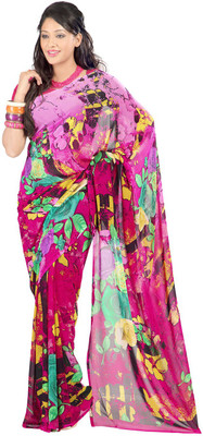 

Indian Wear Online Printed Fashion Art Silk Saree(Multicolor), Multicolor229