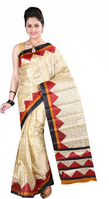 

Anushree Saree Printed Fashion Silk Saree(Multicolor), Maroon