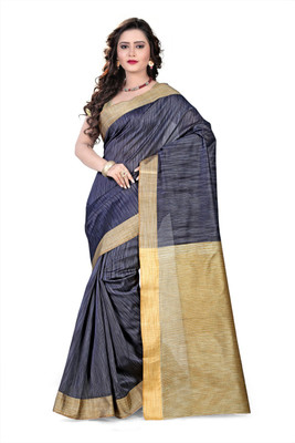 

E-Vastram Woven Fashion Cotton, Silk Saree(Grey)