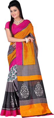 

Gugaliya Embellished, Floral Print Bollywood Art Silk Saree(Multicolor)