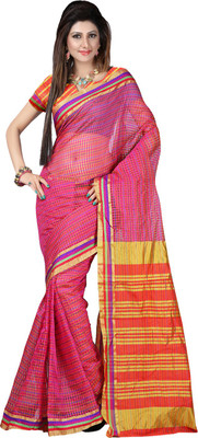 

Ansu Fashion Solid Fashion Georgette Saree(Green)