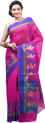 

monidipa Self Design Fashion Chanderi Saree(Magenta)