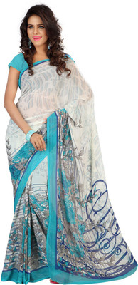 

Stylish Girls Printed Fashion Georgette Saree(Multicolor), Multicolor63