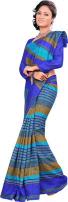 

Sunaina Printed Fashion Silk Cotton Blend Saree(Multicolor)