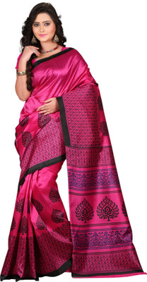 Vastrakala Printed Bollywood Art Silk Saree(Multicolor) available at flipkart for Rs.440