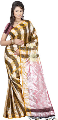 

Anushree Saree Self Design Fashion Chanderi Saree(Multicolor), Yellow