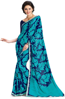 

Ridham Sarees Printed Fashion Handloom Georgette Saree(Multicolor)