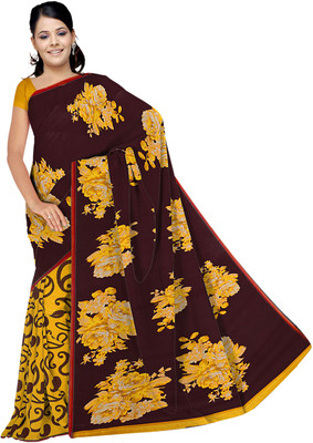 

Khushali Self Design, Printed Fashion Georgette Saree(Yellow, Brown, Multicolor, Brown;multicolor;yellow