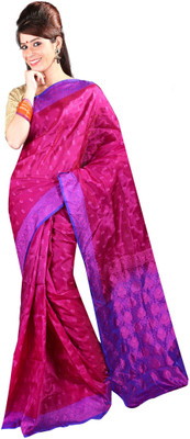 

Anushree Saree Self Design Fashion Chanderi Saree(Multicolor), Pink