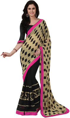 

Party Wear Dresses Printed Fashion Pure Chiffon Saree(Multicolor), Multicolor533