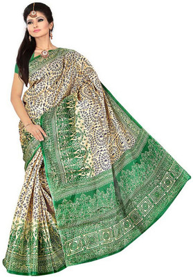 

Ishin Printed Fashion Art Silk Saree(Multicolor)
