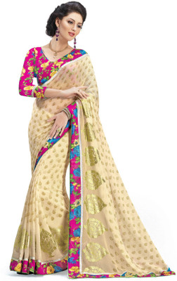 

Ridham Sarees Printed Fashion Handloom Georgette Saree(Multicolor)