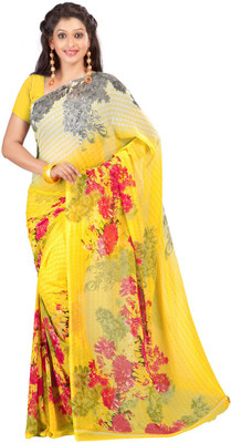 

Party Wear Dresses Printed Fashion Art Silk Saree(Multicolor), Multicolor267