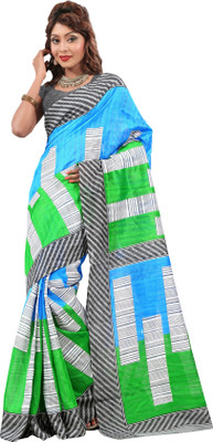 

Jiya Self Design, Printed Fashion Art Silk Saree(Multicolor)