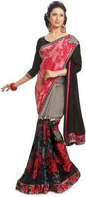 

Ridham Sarees Printed Fashion Handloom Georgette Saree(Multicolor)