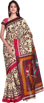 

Anushree Saree Self Design Bhagalpuri Khadi Saree(Multicolor)