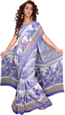 

Khushali Self Design, Printed Fashion Georgette Saree(Purple, Multicolor), Multicolor;purple