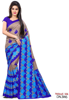 

Sunaina Printed Bhagalpuri Art Silk Saree(Multicolor)