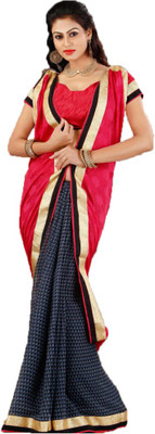 

Indian Wear Online Printed Fashion Georgette Saree(Multicolor)