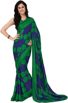 

Party Wear Dresses Printed Fashion Pure Chiffon Saree(Multicolor), Multicolor541