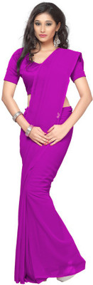 

Surupta Solid Fashion Georgette Saree(Pink), Dark pink