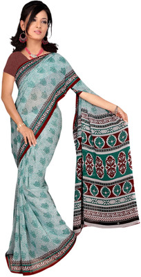 

Vardan Prints Printed Bollywood Georgette Saree(Blue)
