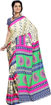 

Khoobee Self Design, Printed Fashion Jacquard Saree(Multicolor)