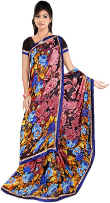 

Indian Wear Online Printed Fashion Georgette Saree(Multicolor)