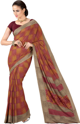 

Khoobee Self Design, Printed Fashion Georgette Saree(Yellow, Multicolor, Purple), Multicolor;purple;yellow