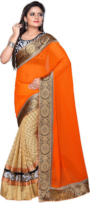 

Party Wear Dresses Printed Fashion Georgette Saree(Multicolor), Multicolor621
