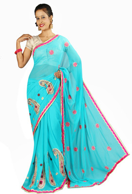 

Anushree Saree Self Design Fashion Chanderi Saree(Multicolor), Light green