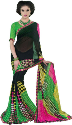 

Cenizas Printed Fashion Georgette Saree(Multicolor), Pink