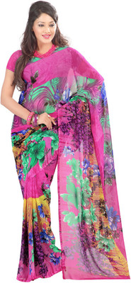 

Indian Wear Online Printed Fashion Art Silk Saree(Multicolor), Multicolor227