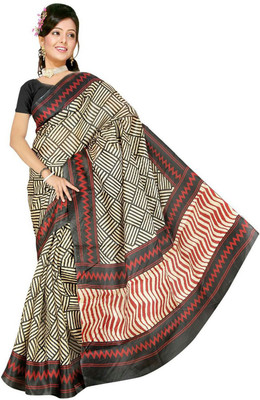 

Ishin Printed Fashion Art Silk Saree(Multicolor)