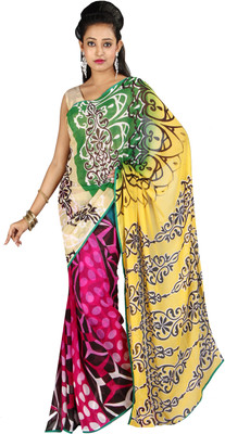 

Anushree Saree Self Design Fashion Georgette Saree(Multicolor), Green