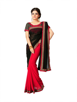 

Indian Wear Online Printed Fashion Georgette Saree(Multicolor)